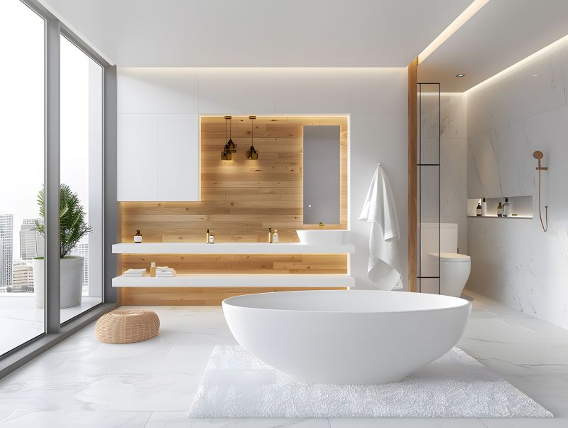 Elegant Acrylic Bathtub